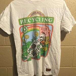 White Graphic Short Sleeve Tee